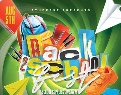 Back To School Flyer Template Photoshop