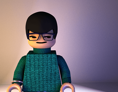3D lego model of myself