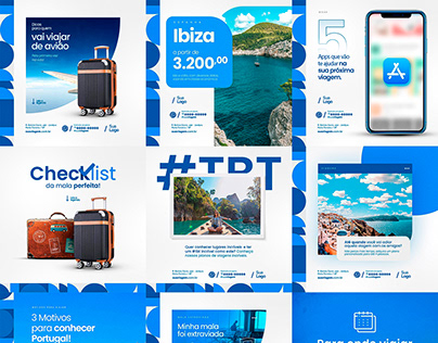Social Media Agência de Viagens | Designi