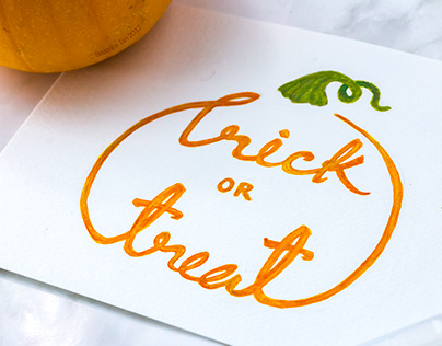 Trick or Treat: Halloween Calligraphy