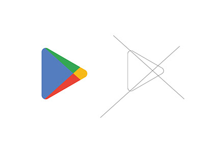 Google Plays Store Logo in illustrator