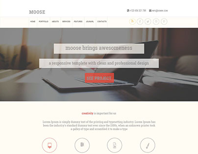 Bootstrap Web Template