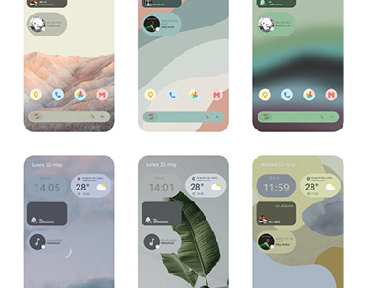 Theme Wallpaper UI/UX Mobile Design
