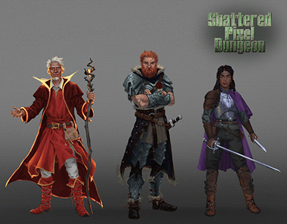 Shattered Pixel Dungeon Characters