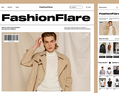 FashionFlare - Ecommerce Landing Page