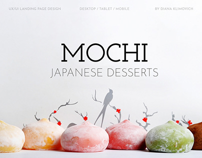 Mochi shop | Landing page
