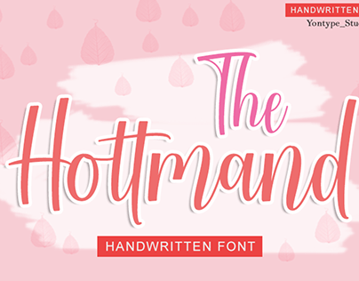 Hottmand a Bouncy Handwritten Font