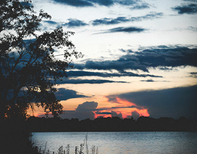 June Sunset Indian Lake, Ohio