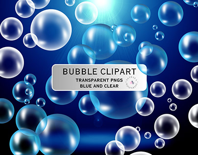 Blue Bubble Clipart