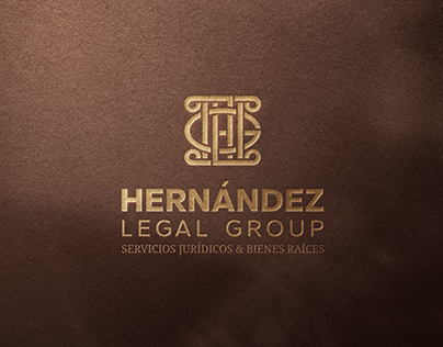 Hernández Legal Group (Diseño de marca gráfica)