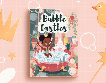 Bubble Castle. Book illustration.