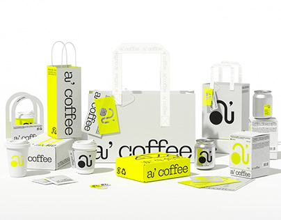 a' coffee brand design