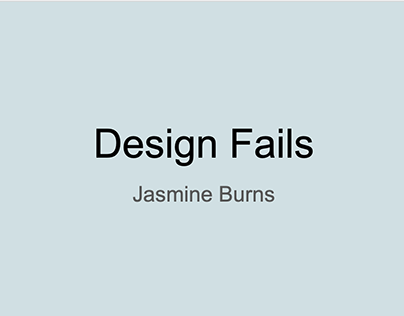 Design fails