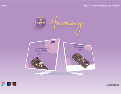 Harmony Musical Instruments Learning app - Web UI