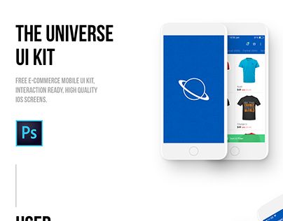 The Universe E-commerce Mobile UI kit