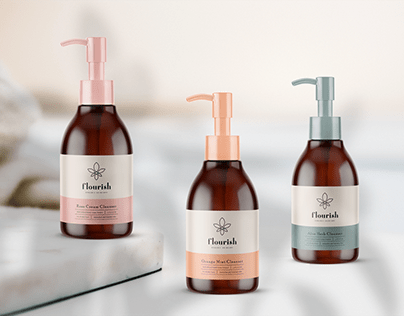 Flourish Organic Skincare | Branding