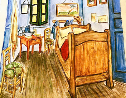 Vincet van Gogh/ bedroom in Arles
