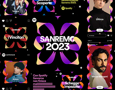 Spotify | Sanremo Rebranding 2023