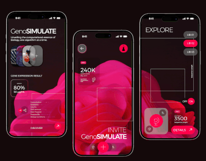 Geno SIMULATE : Mobile App Concept