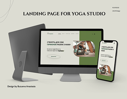Website for yoga studio