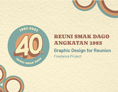 Graphic Design for Reunion : REUNI SMAK DAGO '83