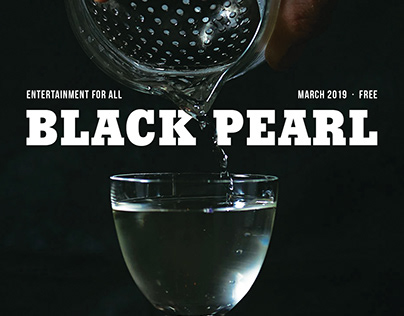Black Pearl bar menu