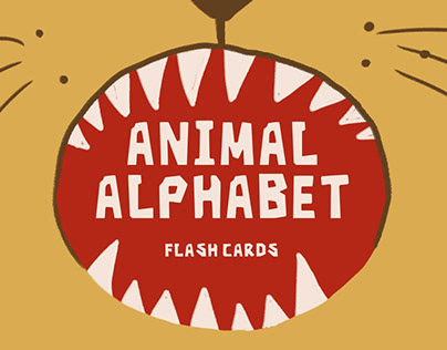 Animal Alphabet flash cards