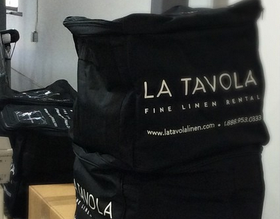 La Tavola Branded Shipping Bag Design