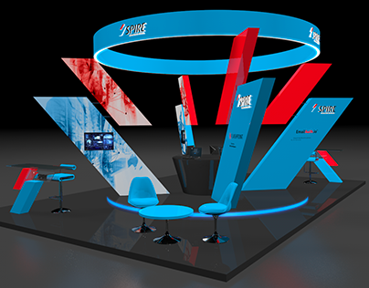 SPIRE Exhibition Stand Design and 3d Execution