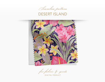 DESERT ISLAND | Pattern design