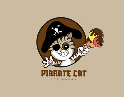 Pirate cat-Ice cream restaurant