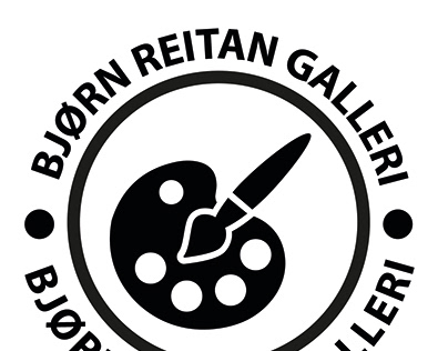 "Bjørn Reitan Galleri" Logo Design