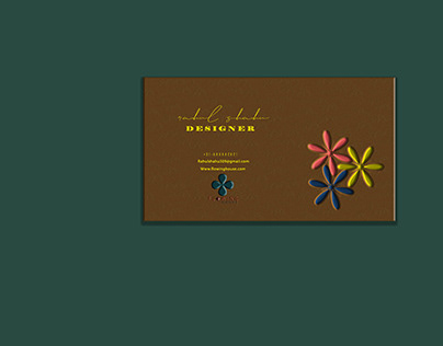 Emboss Business card design