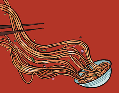 Noodles - Food Illustration