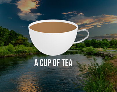 3D Tea Cup Logo