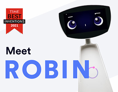 Robin: The most charming robot. Website design.