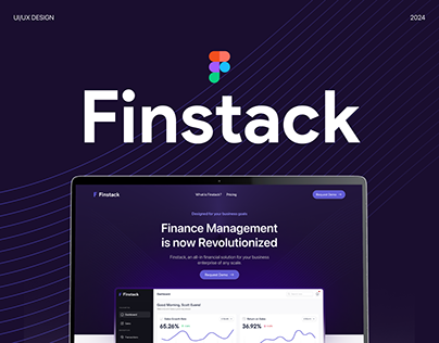 Finstack - All In Financial Web Application Microsite