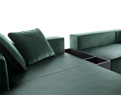 Project thumbnail - REGOLO - Modular sofa for Busnelli