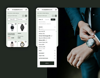 The Watch Store - Ecommerce Website