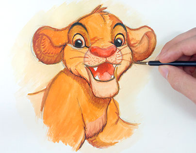 Drawn Simba - Lion King
WaltDisney