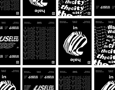 Series of Typographic Posters