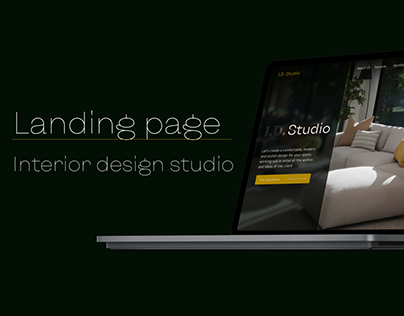 Landing page | Interior design studio
