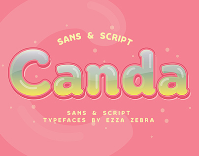 CANDA TYPEFACE (Sans & Script)