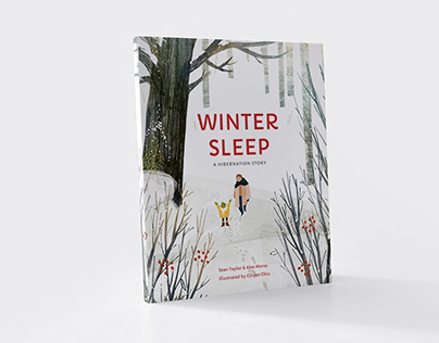 Winter Sleep children's book illustration