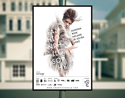 Free Outdoor Advertising Poster Mock-up Psd
