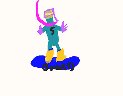 alien snowboarding