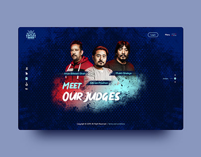 Battle of the Bands Nepal Web UI Concept
