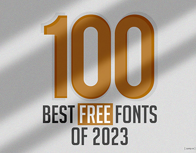 100 Free Fonts - Best OF 2023