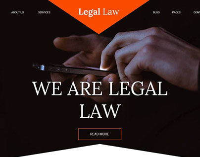 Legal Law PSD Design
