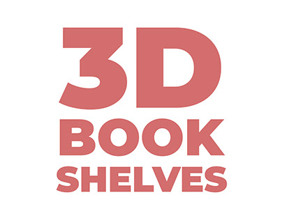 3D Book Shelves